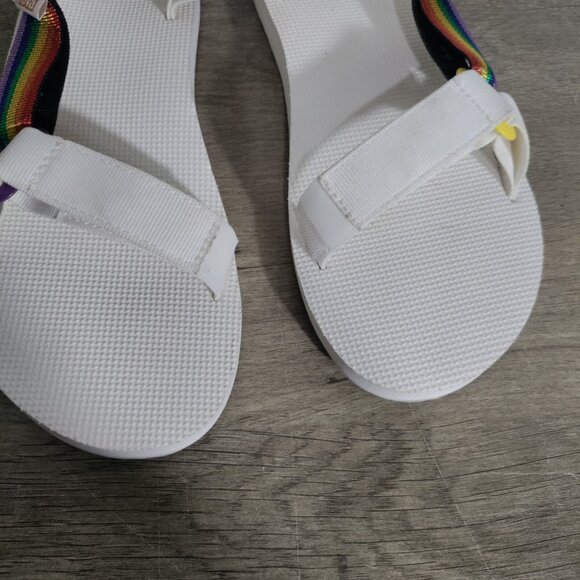 Teva Sport Original Universal Pride Rainbow Sandals Men’s Size 9‎ - Picture 3 of 9